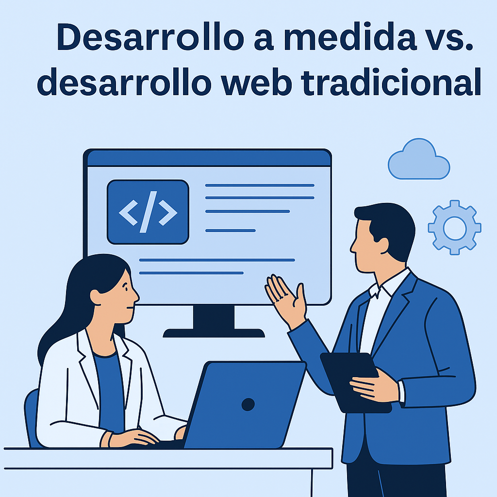 Desarrollo a medida vs. desarrollo web tradicional: qué elegir para tu empresa en 2025